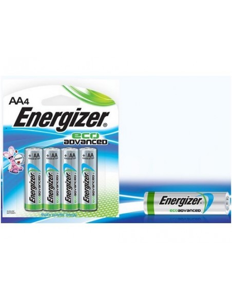 Pile Alcaline Energizer LR06 Eco Advanced (ex-HIGH TECH) - Blister de 4 - LCDP - Radiocommande.fr