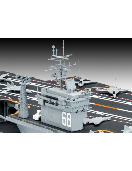 Maquette à construire porte avion U.S.S. Nimitz - LCDP - Radiocommande.fr