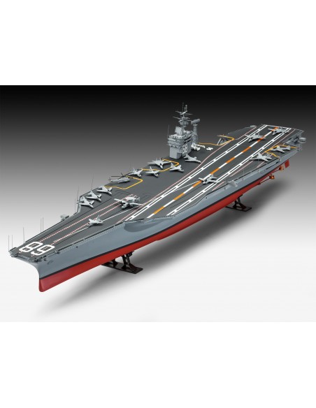 Maquette à construire porte avion U.S.S. Nimitz - LCDP - Radiocommande.fr