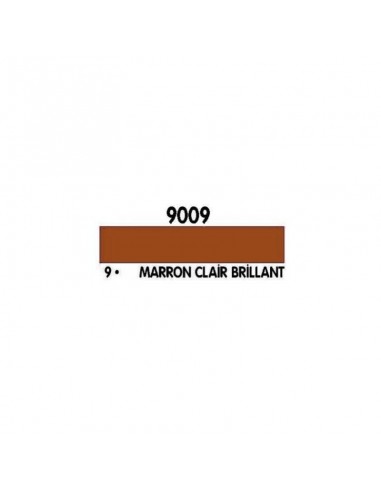 HELLER 09009 MARRON CLAIR BRILLANT ACRYLIQUE 12ML A L'UNITÉ - LCDP - Radiocommande.fr