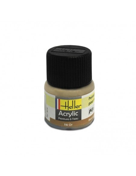 HELLER 09016 OR ACRYLIQUE 12ML A L'UNITÉ - LCDP - Radiocommande.fr