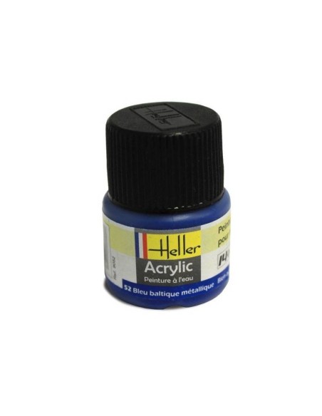 HELLER 09052 BLEU BALTIQUE METAL ACRYLIQUE 12ML A L'UNITÉ - LCDP - Radiocommande.fr