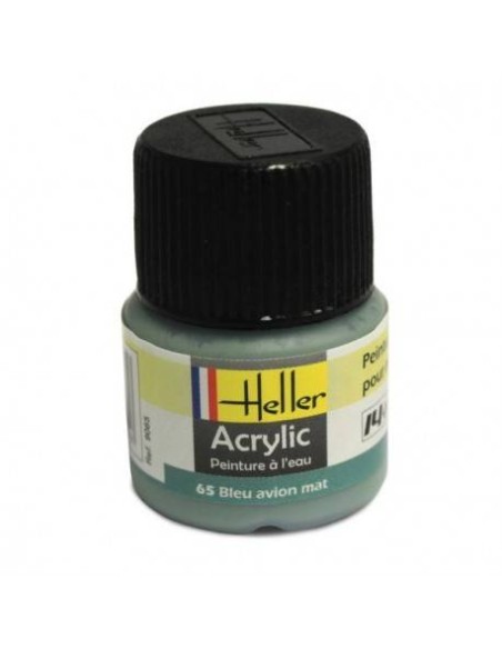 HELLER 09065 BLEU AVION MAT ACRYLIQUE 12ML A L'UNITÉ - LCDP - Radiocommande.fr