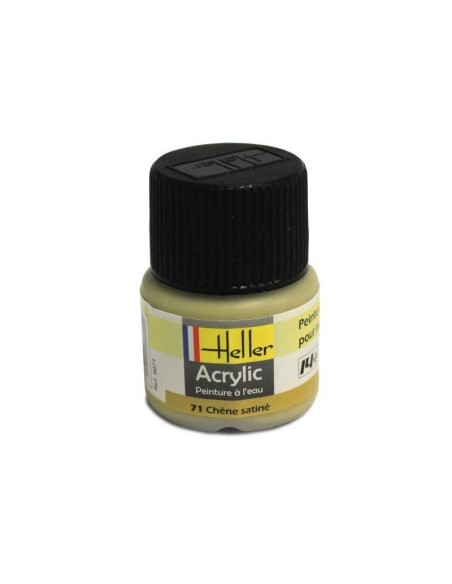 HELLER 09071 CHENE SATINE ACRYLIQUE 12ML A L'UNITÉ - LCDP - Radiocommande.fr