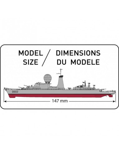 HELLER 49033 1/1200 - FREGATE LANCE-MISSILES SUFFREN - LCDP - Radiocommande.fr