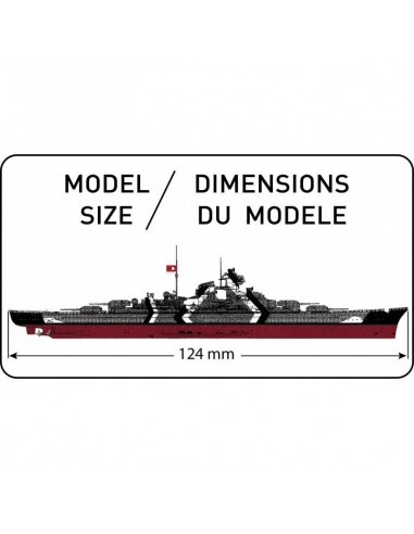 HELLER 49051 1/2000 - CUIRASSE BISMARCK - LCDP - Radiocommande.fr