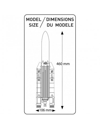HELLER 80441 1/125 - ARIANE 5 - LCDP - Radiocommande.fr