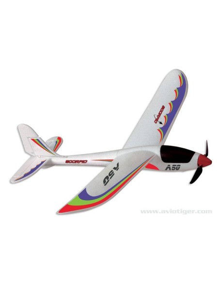 PLANEUR A50 3V 2.4G MODE 1 - LCDP - Radiocommande.fr