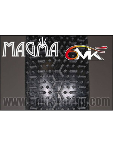 Pneus "Magma" Blue + jantes + Inserts Optiflat (la paire) - LCDP - Radiocommande.fr