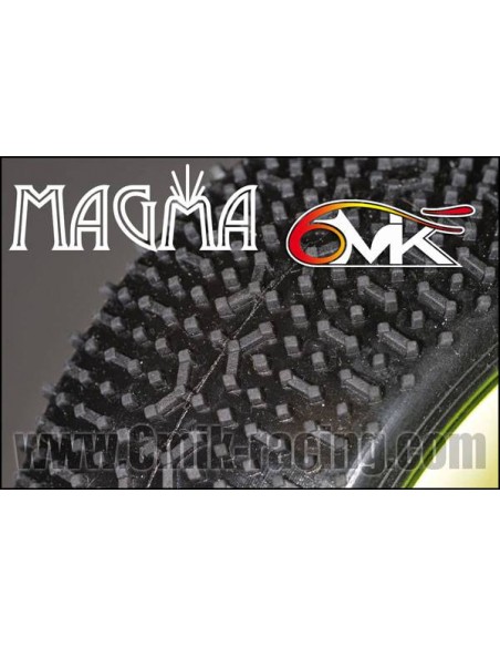 Pneus "Magma" Blue + jantes + Inserts Optiflat (la paire) - LCDP - Radiocommande.fr
