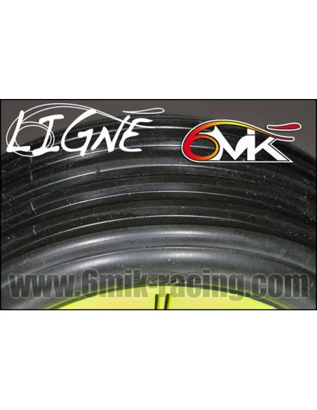 Pneus "Ligné" 0/18° + jantes + Inserts (la paire) - LCDP - Radiocommande.fr