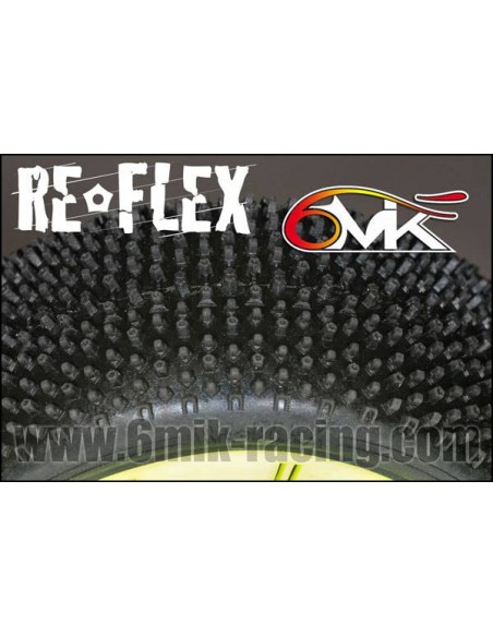 Pneus "Reflex" CS montés/collés (la paire) - LCDP - Radiocommande.fr