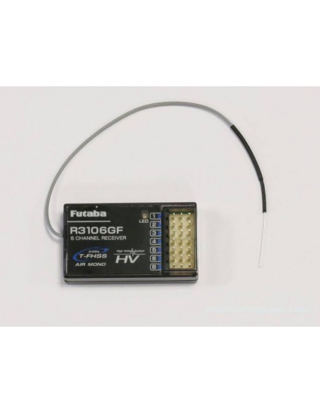 Recepteur futaba R3106GF 2.4 GHZ - LCDP - Radiocommande.fr
