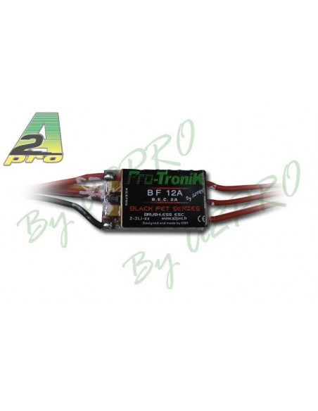 Variateur ESC BF12A Bec 2A - Black Fet Series - LCDP - Radiocommande.fr