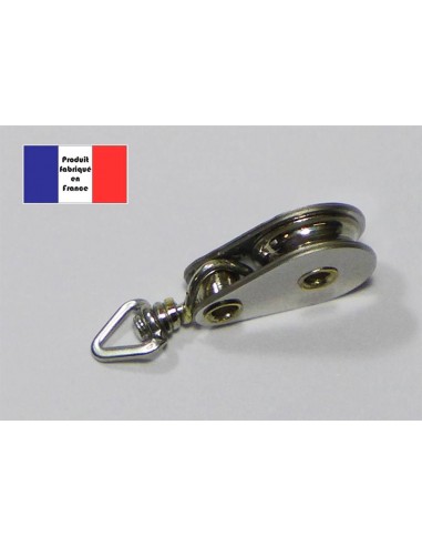 Poulie à émerillon - Série Métal - 8 mm - LCDP - Radiocommande.fr