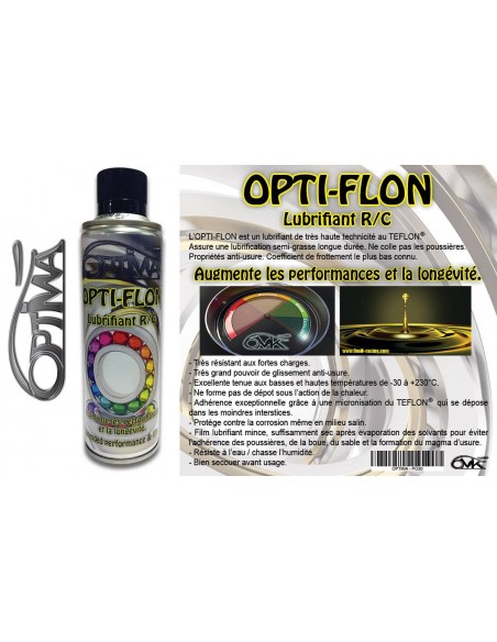 Aerosol special roulement OPTIFLON (250 ml) - LCDP - Radiocommande.fr