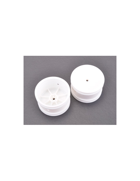 Jante Wheel Hex Rear - White - Off Road - pr - LCDP - Radiocommande.fr