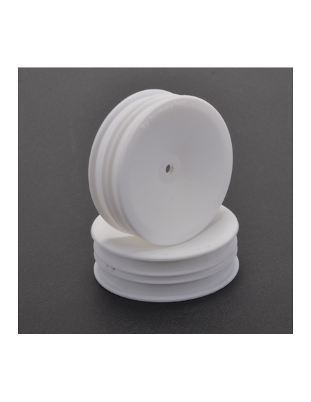 Jante Wheel Hex - Slim - 2WD - White - LCDP - Radiocommande.fr