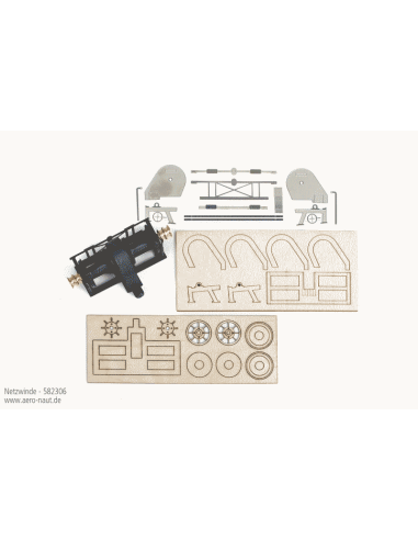 Treuil marine, kit bois - LCDP - Radiocommande.fr