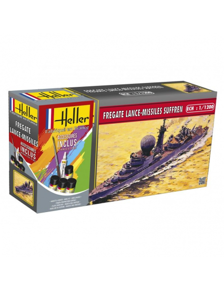 HELLER 49033 1/1200 - FREGATE LANCE-MISSILES SUFFREN - LCDP - Radiocommande.fr