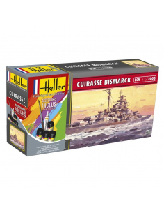 HELLER 49051 1/2000 - CUIRASSE BISMARCK - LCDP - Radiocommande.fr