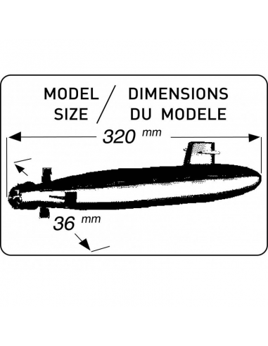 HELLER 81075 1/400 - REDOUTABLE S/M - LCDP - Radiocommande.fr