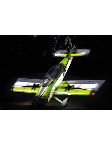 Avion RV-8 SUPER PNP NIGHT AVEC ÉCLAIRAGE AU FLOTTEUR AURA 8 ET NUIT - LCDP - Radiocommande.fr