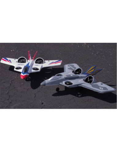 Avion FV-31 CYPHER VTOL SUPER PNP ROUGE / BLANC / BLEU - LCDP - Radiocommande.fr
