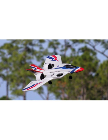 Avion FV-31 CYPHER VTOL SUPER PNP ROUGE / BLANC / BLEU - LCDP - Radiocommande.fr