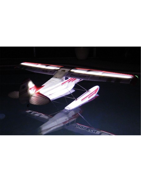 Avion PREMIER AVION CESSNA 170 SUPER PNP NUIT AVEC AURA 8 - LCDP - Radiocommande.fr