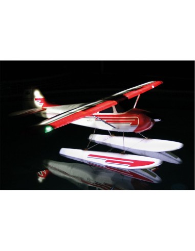 Avion PREMIER AVION CESSNA 170 SUPER PNP NUIT AVEC AURA 8 - LCDP - Radiocommande.fr