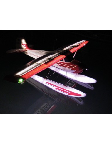 Avion PREMIER AVION CESSNA 170 SUPER PNP NUIT AVEC AURA 8 - LCDP - Radiocommande.fr