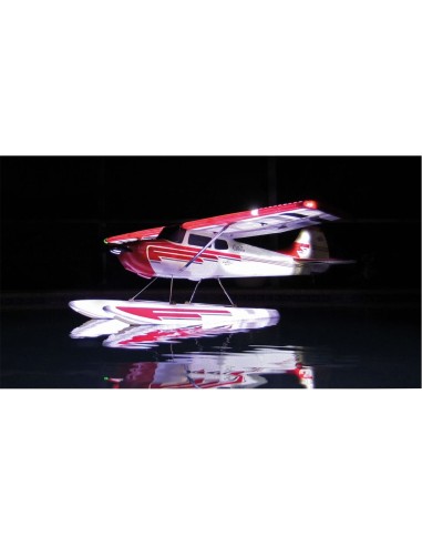 Avion PREMIER AVION CESSNA 170 SUPER PNP NUIT AVEC AURA 8 - LCDP - Radiocommande.fr