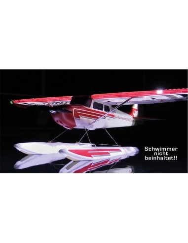 Avion PREMIER AVION CESSNA 170 SUPER PNP NUIT AVEC AURA 8 - LCDP - Radiocommande.fr