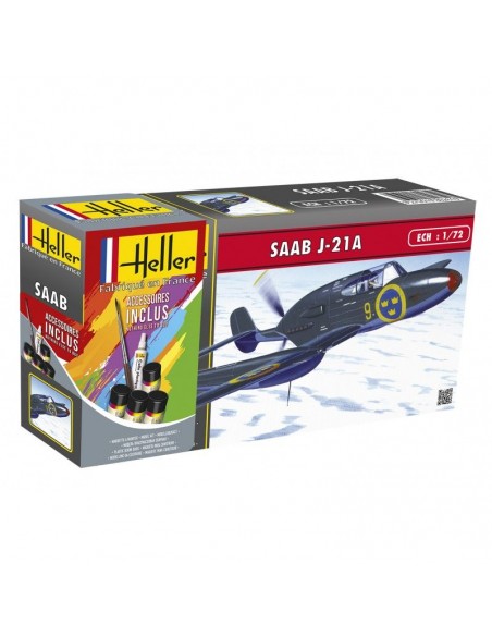 MAQUETTE AVIONS Saab J21 1/72 - LCDP - Radiocommande.fr