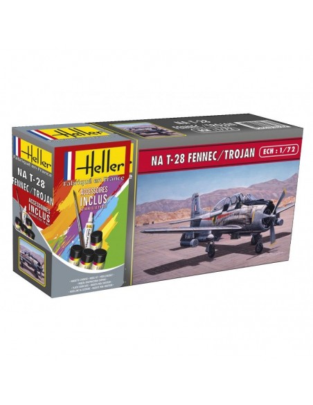 Avion North American T-28 Fennec/Trojan 1/72 - LCDP - Radiocommande.fr