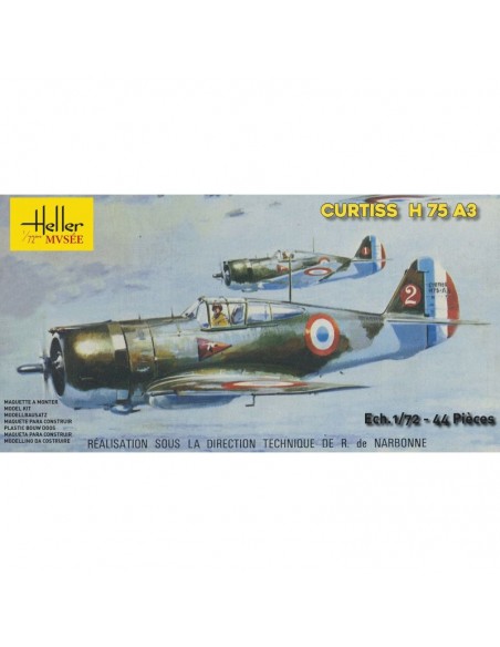 Avion Curtiss H-75 A3 1/72 - LCDP - Radiocommande.fr