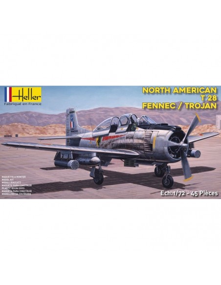 Avion North American T-28 Fennec/Trojan 1/72 - LCDP - Radiocommande.fr