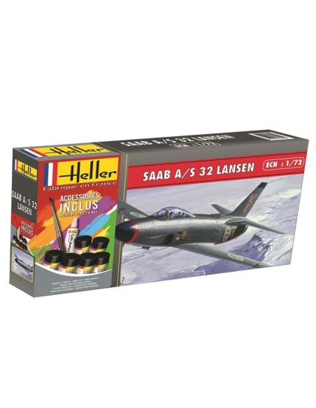 Avion Saab 32 Lansen 1/72 - LCDP - Radiocommande.fr
