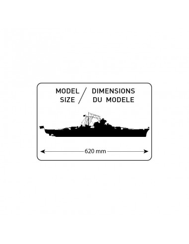 MAQUETTE Bismarck 1/400 - LCDP - Radiocommande.fr