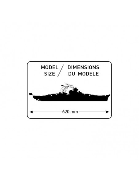 MAQUETTE Bismarck 1/400 - LCDP - Radiocommande.fr