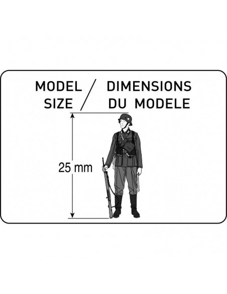 Figurine Infanterie Allemande 1/72 - LCDP - Radiocommande.fr