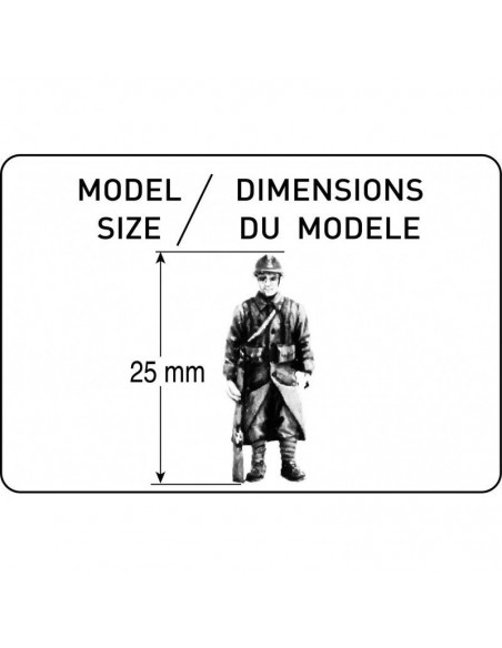 FIGURINES Infanterie Francaise 1/72 - LCDP - Radiocommande.fr