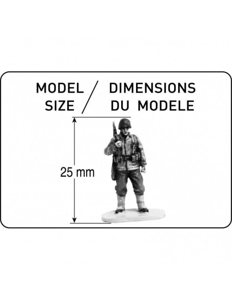 Figurines Infanterie Us 1/72 - LCDP - Radiocommande.fr