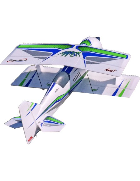Avion PREMIER AIRCRAFT MAMBA 10 SUPER PNP BI-PLANE GREEN WITH AURA 8 - LCDP - Radiocommande.fr