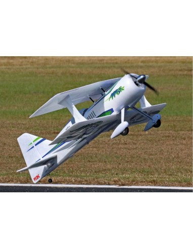 Avion PREMIER AIRCRAFT MAMBA 10 SUPER PNP BI-PLANE GREEN WITH AURA 8 - LCDP - Radiocommande.fr