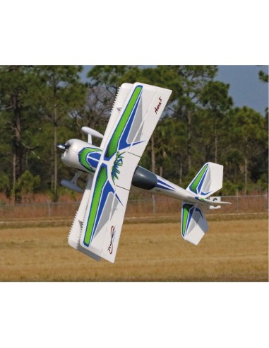 Avion PREMIER AIRCRAFT MAMBA 10 SUPER PNP BI-PLANE GREEN WITH AURA 8 - LCDP - Radiocommande.fr