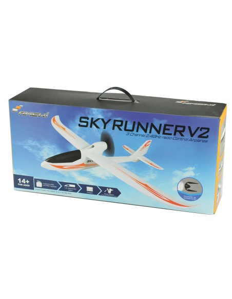 Avion Sky Runner V2 2,4 GHz, 3 canaux, RTF - LCDP - Radiocommande.fr