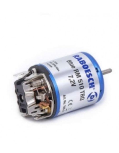 Moteur électrique Bleu RM 510 TRQ moteur brushed - LCDP - Radiocommande.fr
