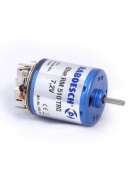 Moteur électrique Bleu RM 510 TRQ moteur brushed - LCDP - Radiocommande.fr